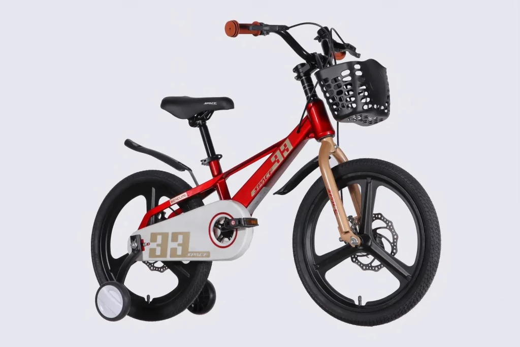 Велосипед MG 18" SPACE KID ORION DD рама-10" червоний з сірим 2026