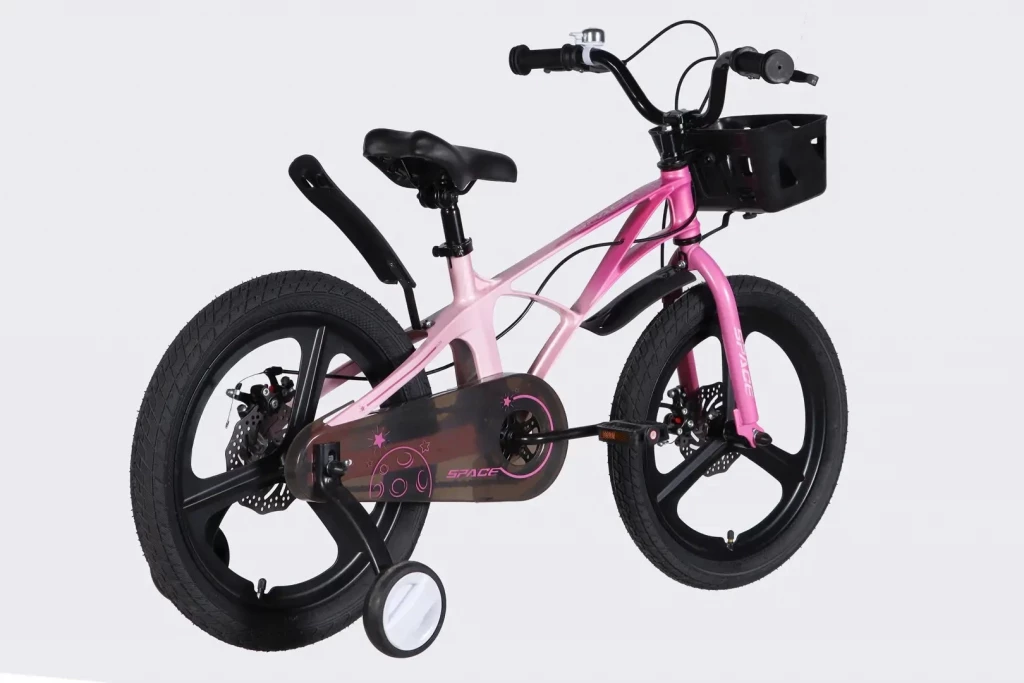 Велосипед MG 18" SPACE KID ANDROMEDA DD рама-10" рожево-малиновий