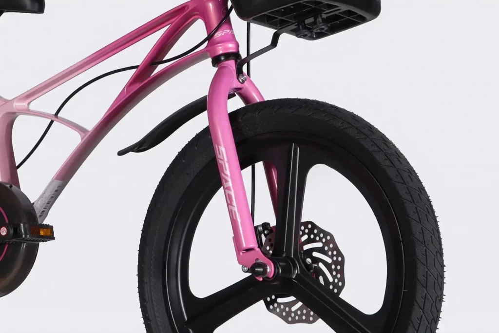 Велосипед MG 18" SPACE KID ANDROMEDA DD рама-10" рожево-малиновий